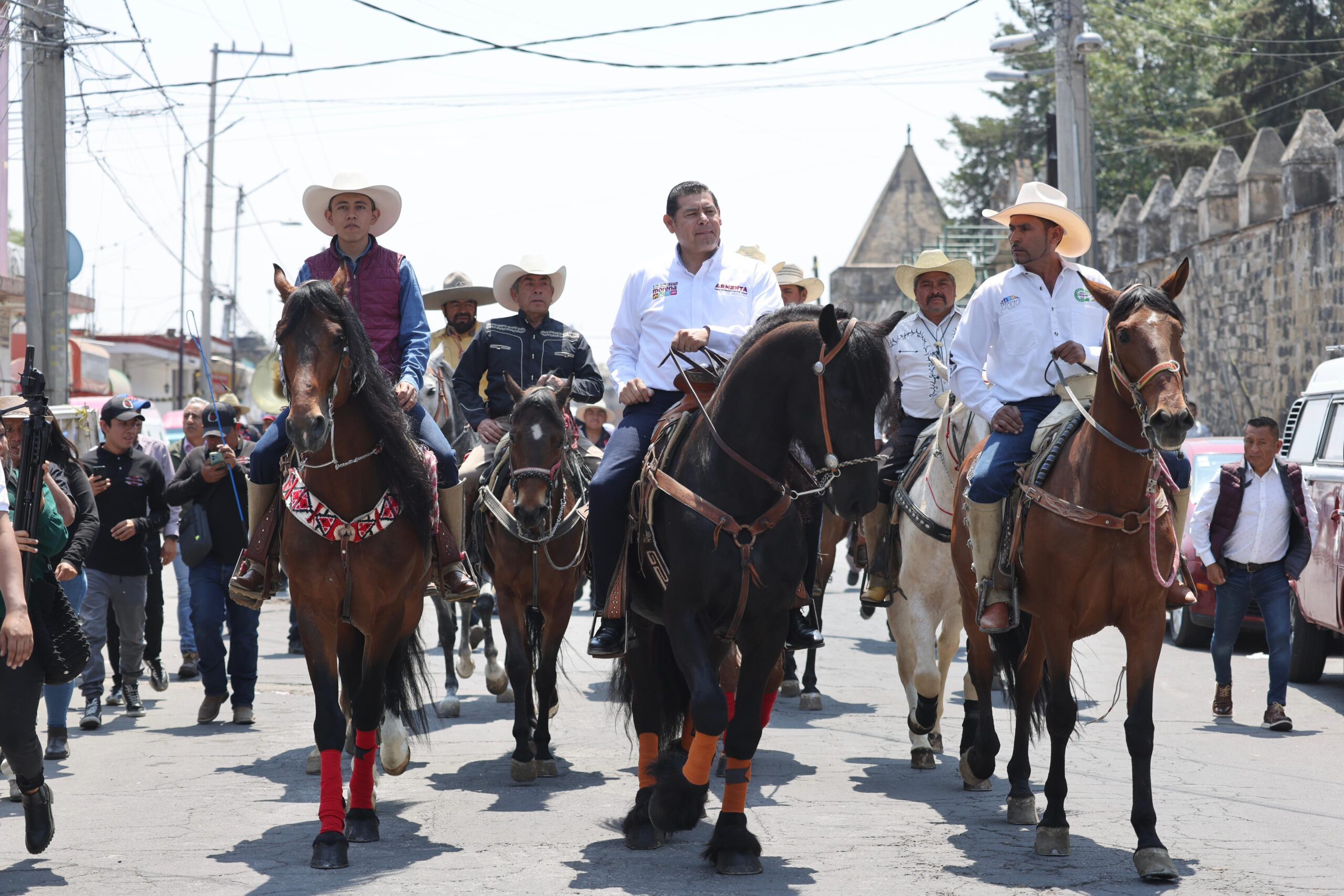  Estación turística de tren y apoyo al campo en Huejotzingo: Armenta
