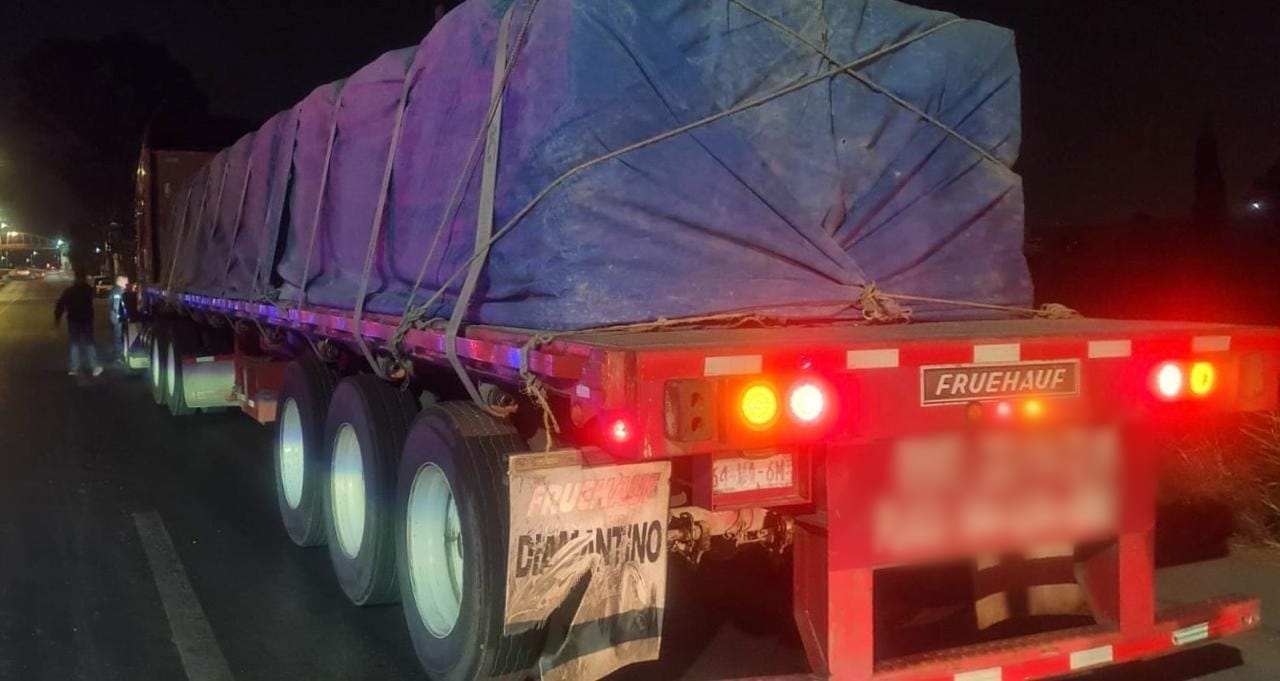  Recupera policía de San Andrés Cholula tractocamión robado