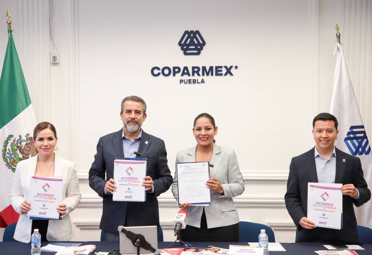  Lupita Cuautle presenta su agenda de Gobierno ante integrantes de COPARMEX