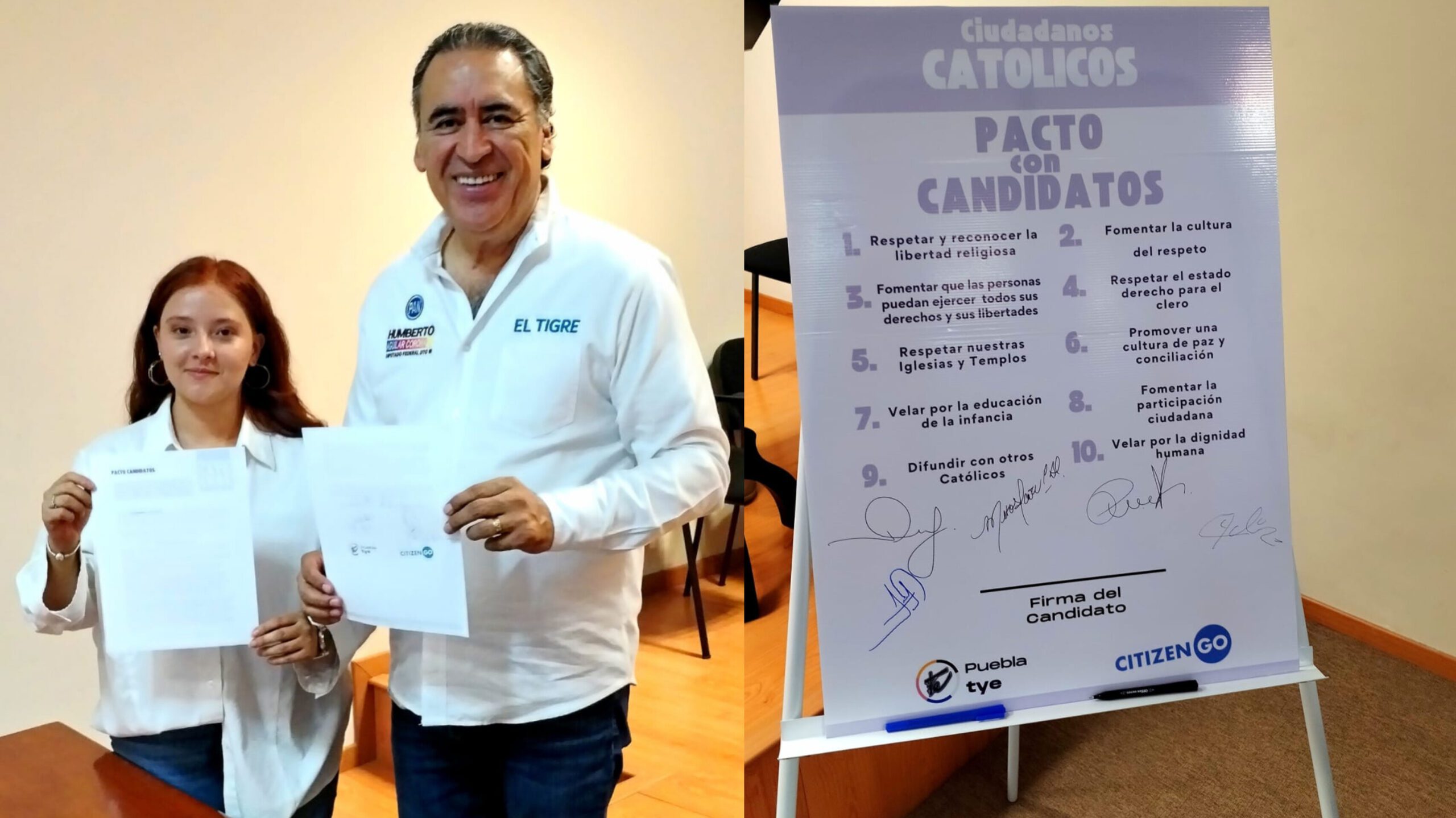  Humberto Aguilar firma compromisos en beneficio de la Ciudadanía