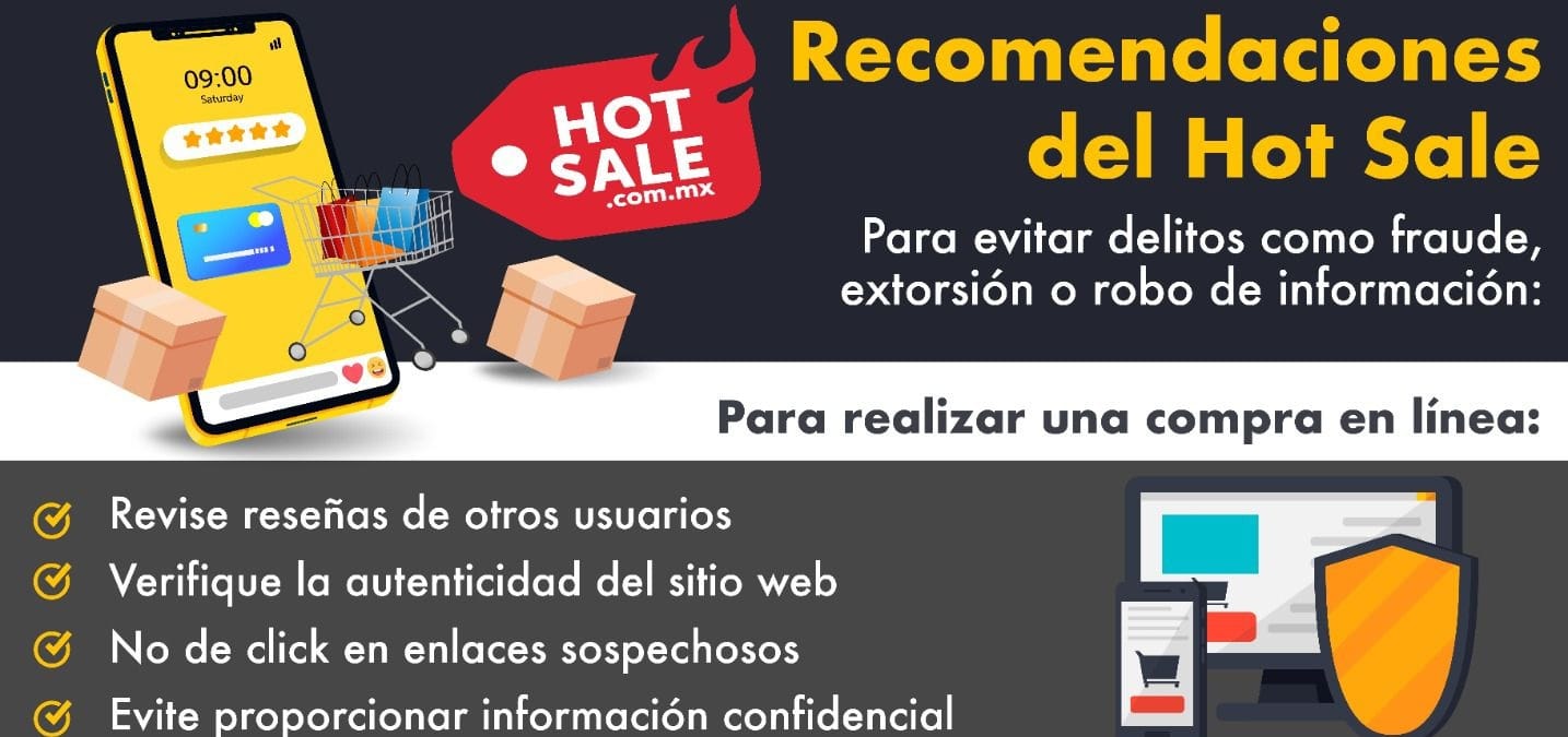  Emite policía de San Andrés Cholula recomendaciones para evitar fraudes durante el Hot Sale 2024