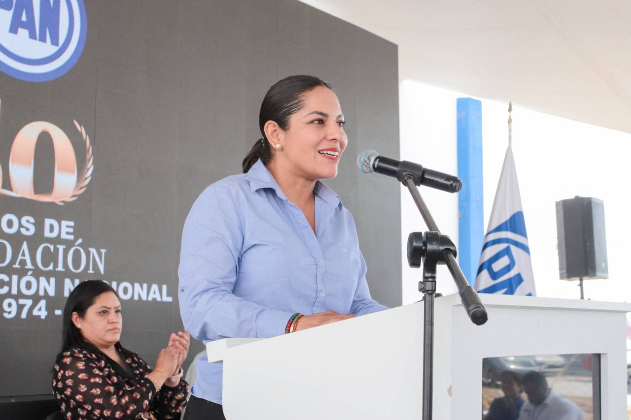  Lupita Cuautle encabeza el 50 Aniversario del Partido Acción Nacional en San Andrés Cholula