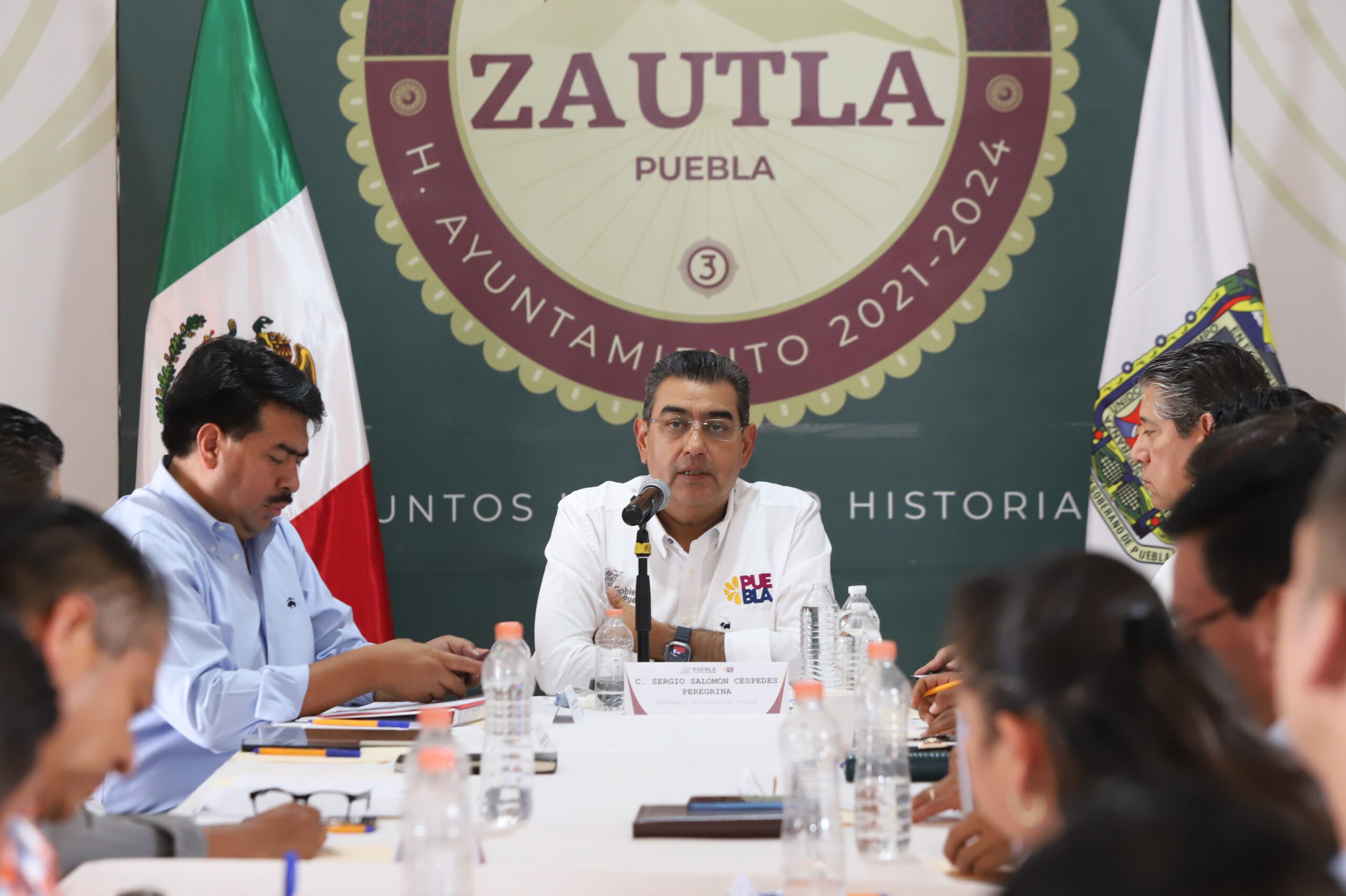  Combate Gobierno Estatal incendios forestales de manera frontal, reafirma Sergio Salomón
