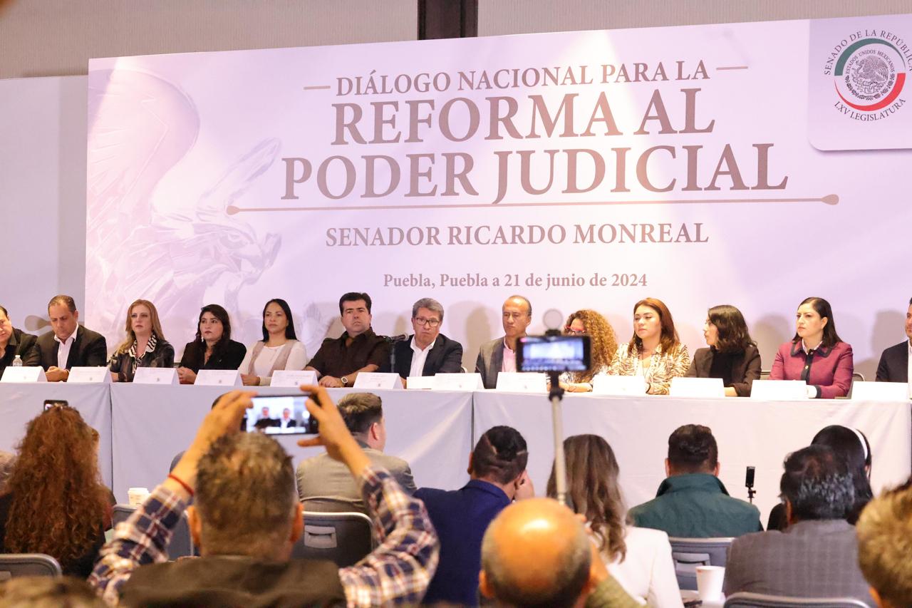  En consenso con el Pueblo y Legisladores Federales de Puebla, la Reforma Judicial refrenda Monreal