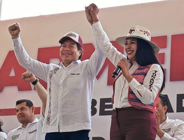 Tonantzin Fernández en San Pedro Cholula