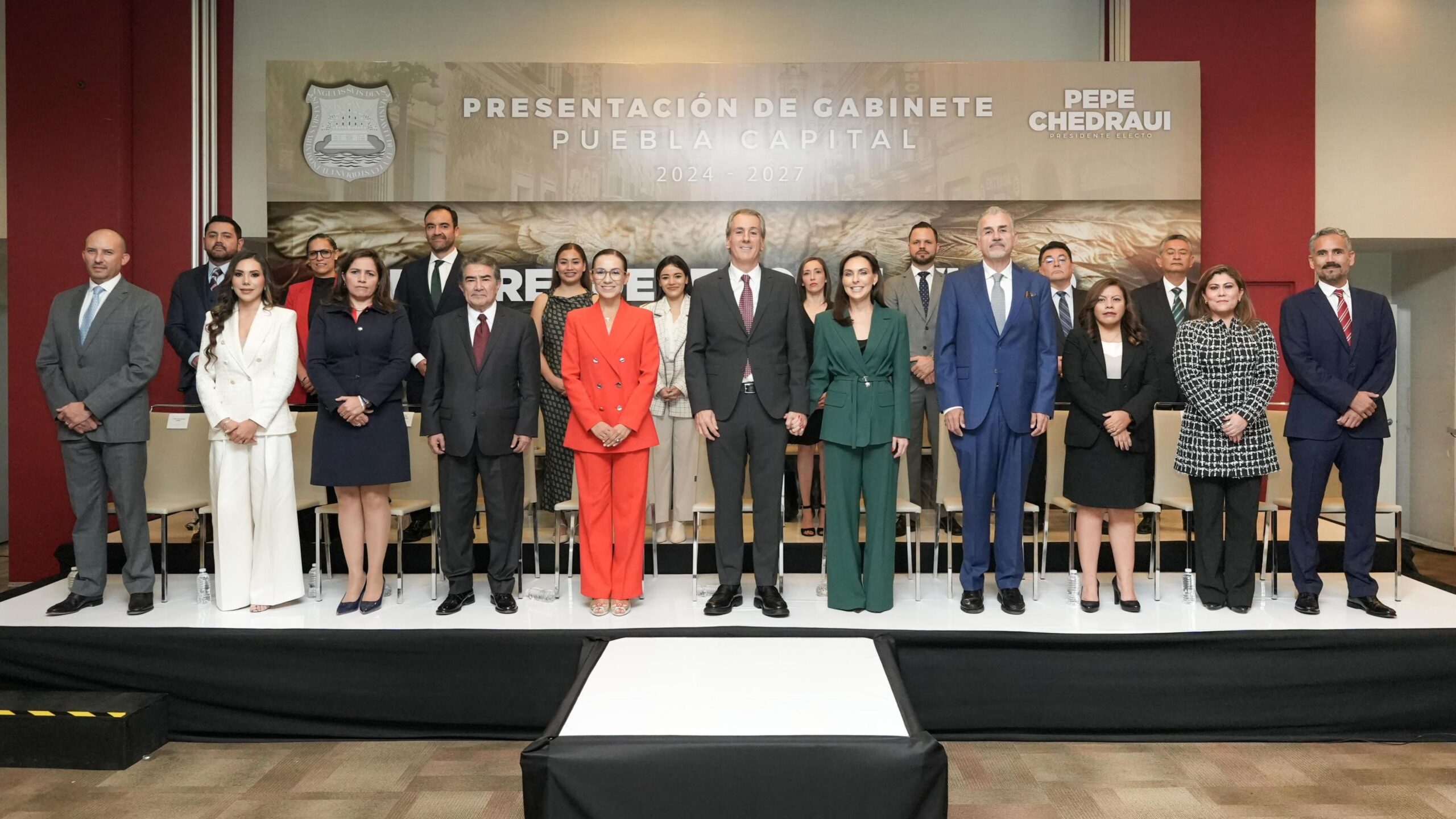  Presenta Pepe Chedraui el Gabinete Municipal para el periodo 2024-2027