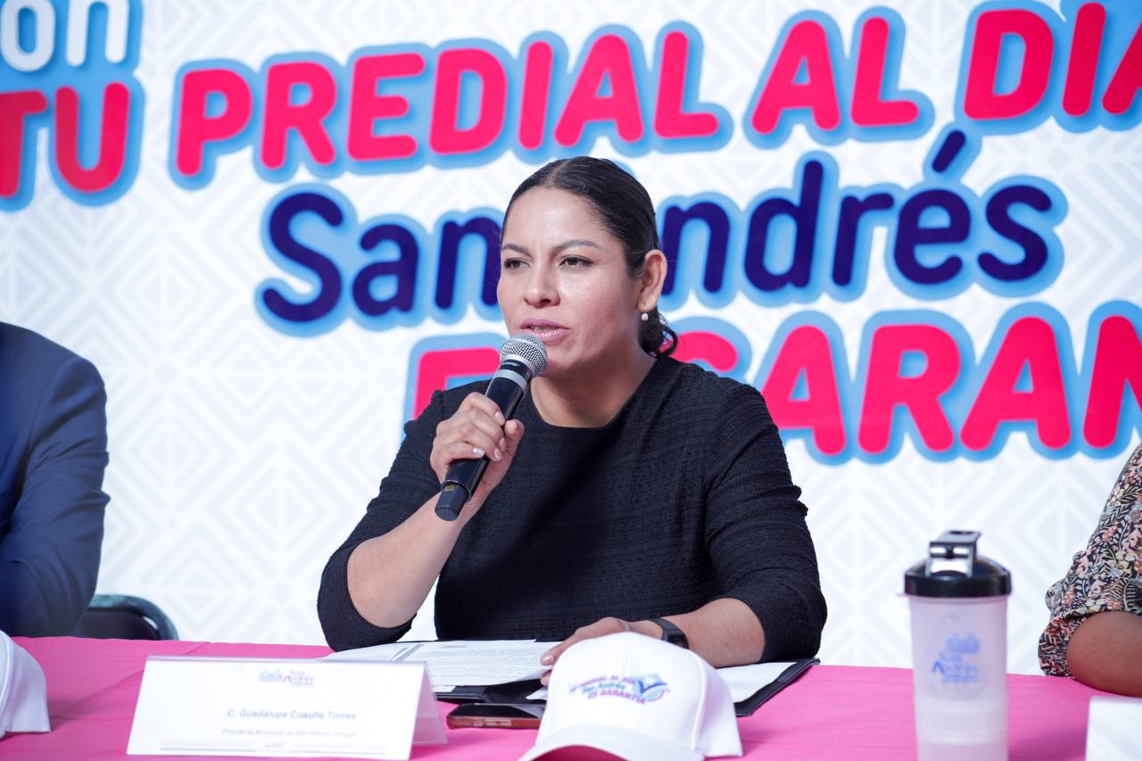  Presenta Lupita Cuautle “Con tu Predial al Día, San Andrés es Garantía”