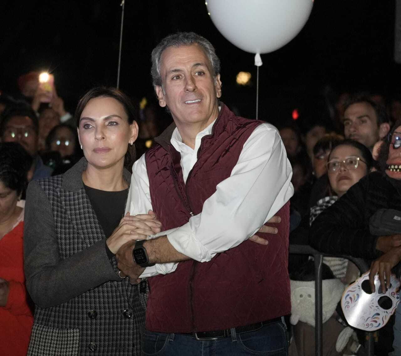  Disfrutaron cientos de poblanos el performance ¡Ay Llorona! en el Zócalo
