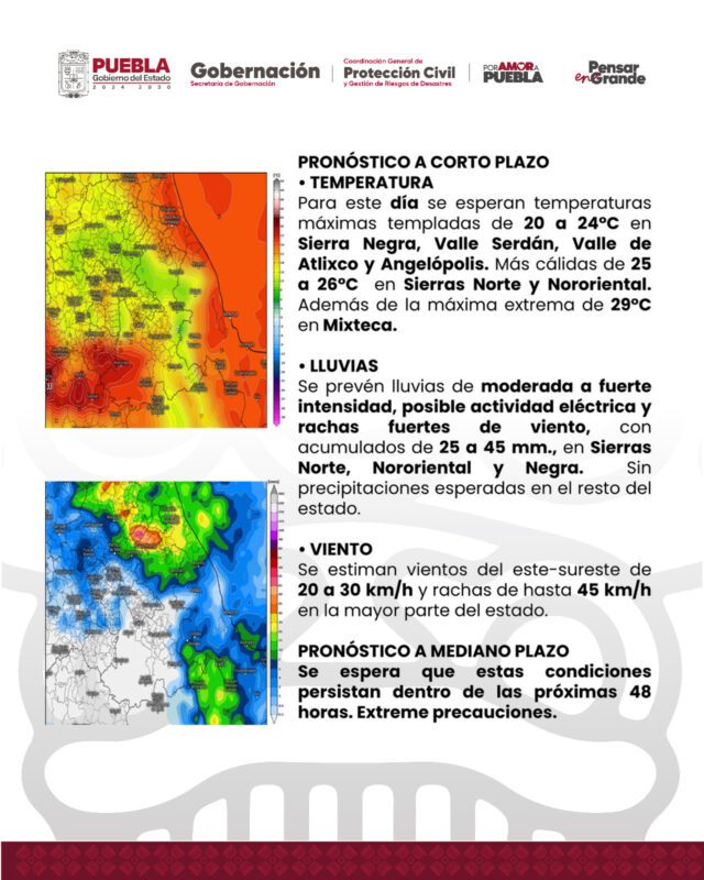 Frente frío 15 PUEBLA