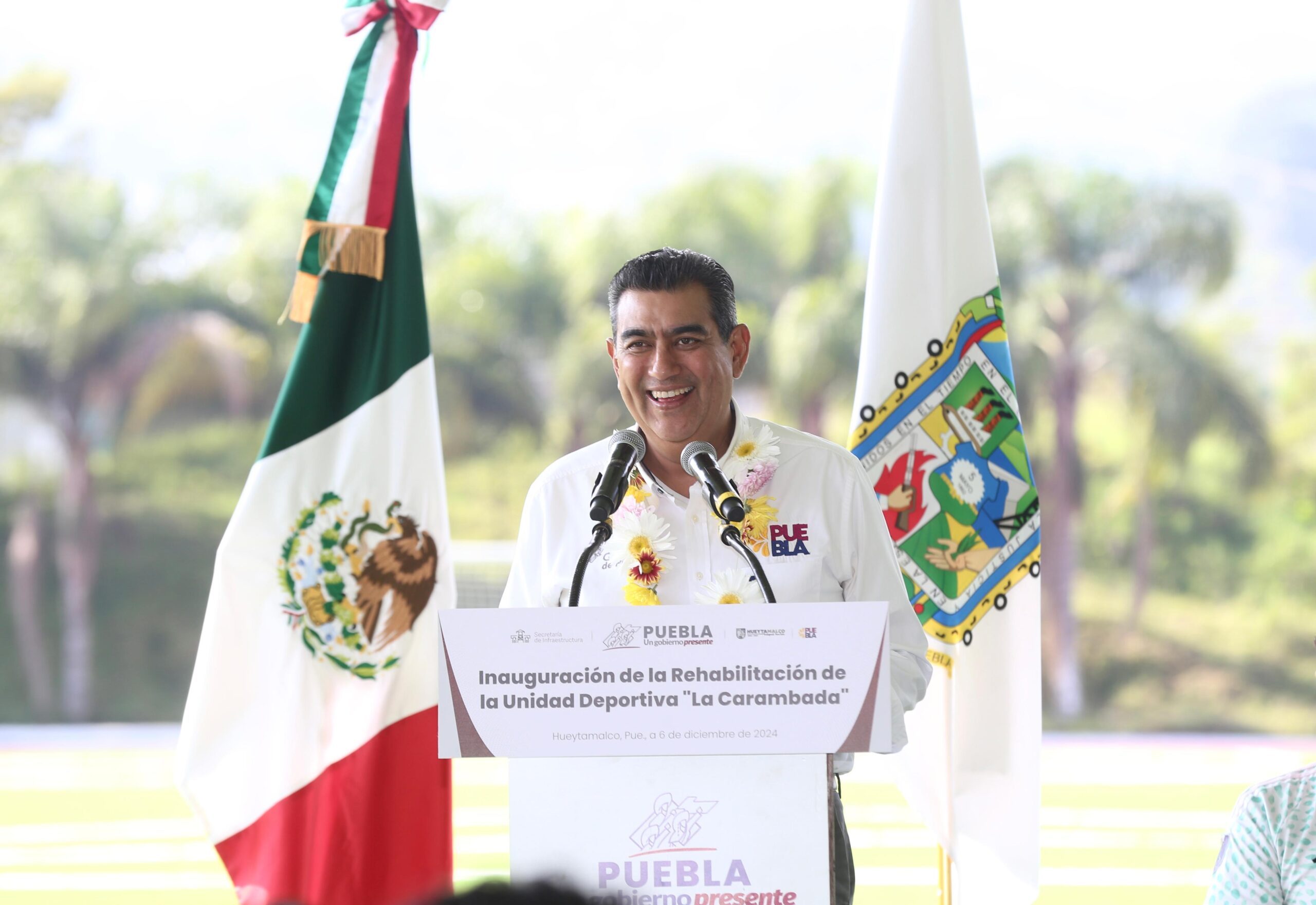  Cumplió actual gobierno estatal en dejar un Puebla más unido y con progreso: Sergio Salomón