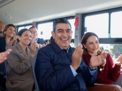 Fortalece gobierno de Sergio Salomón conectividad; inicia sistema metropolitano de transporte