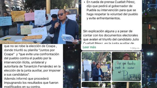 Ex candidato dde Coapan incitación a la violencia