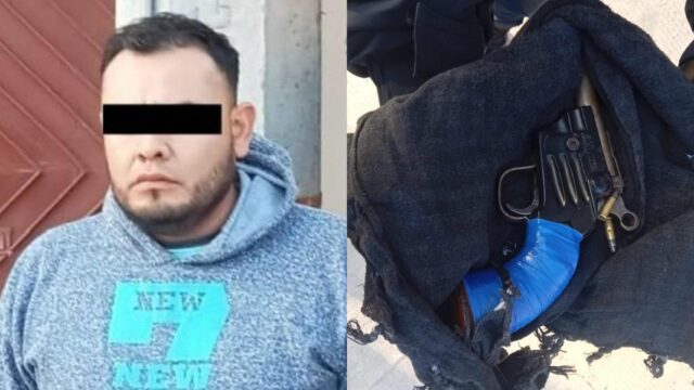 detenido por portación de arma Puebla