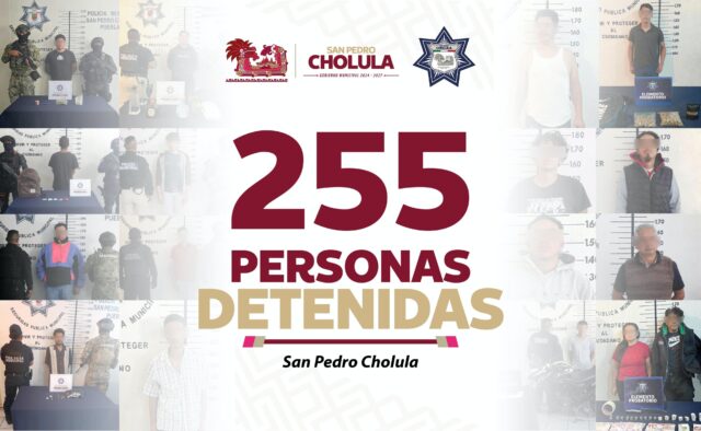pERSONAS DETENIDAS SSC Cholula