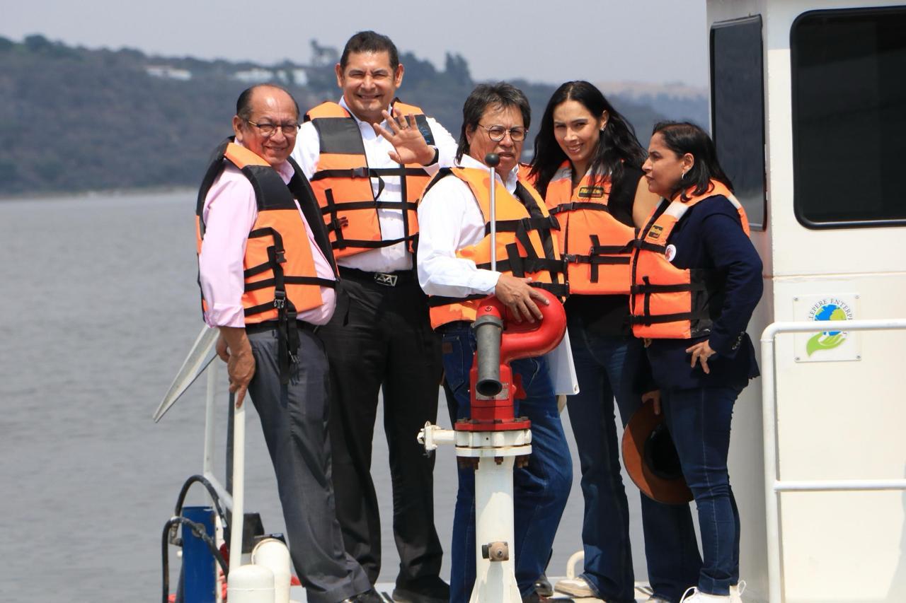  Traza Gobierno de Puebla ruta de limpieza y rescate del Río Atoyac