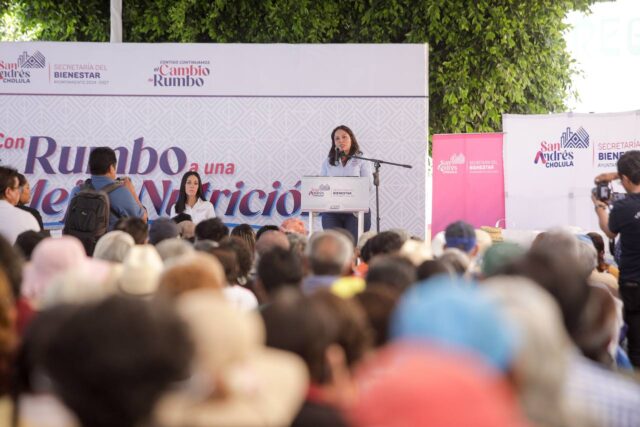 Lupita Cuautle apoyos alimentarios San Andrés CHOLULA