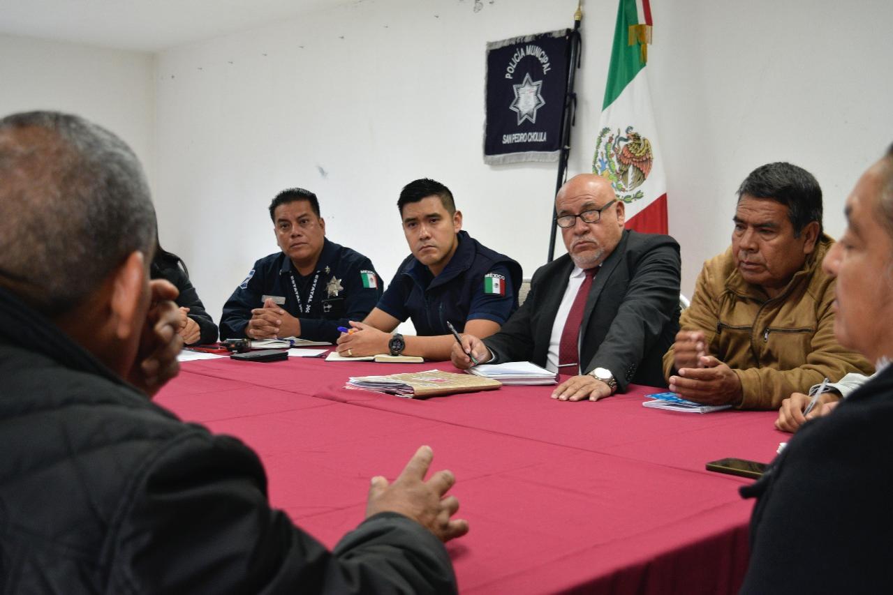  San Juan Tlautla fortalece su seguridad con participación ciudadana y coordinación interinstitucional