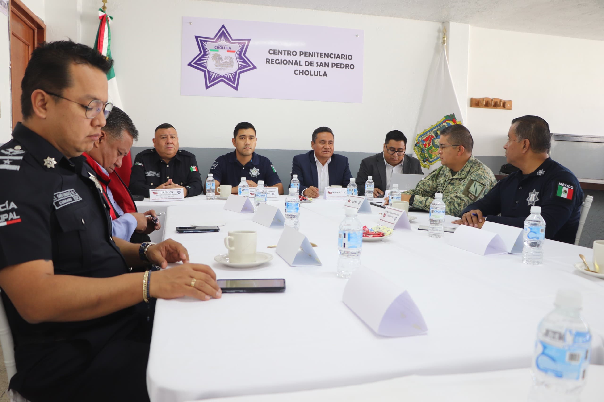  San Pedro Cholula, pionero en realizar Mesa de Seguridad en Centro Penitenciario