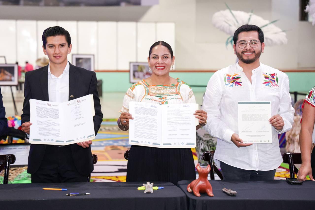  Hermanamiento entre San Andrés Cholula y Huamantla fortalece el patrimonio vivo de México