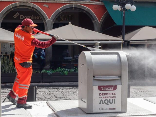 limpieza integral centro històrico de Puebla