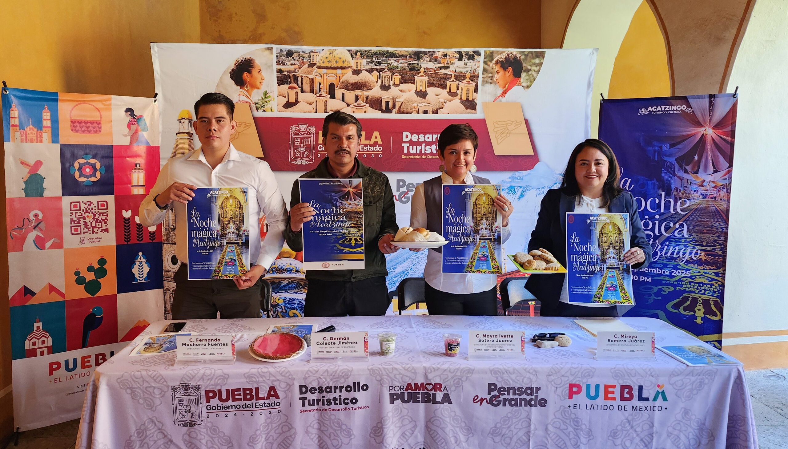  El Gobierno del Estado de Puebla impulsa la Noche Mágica en Acatzingo