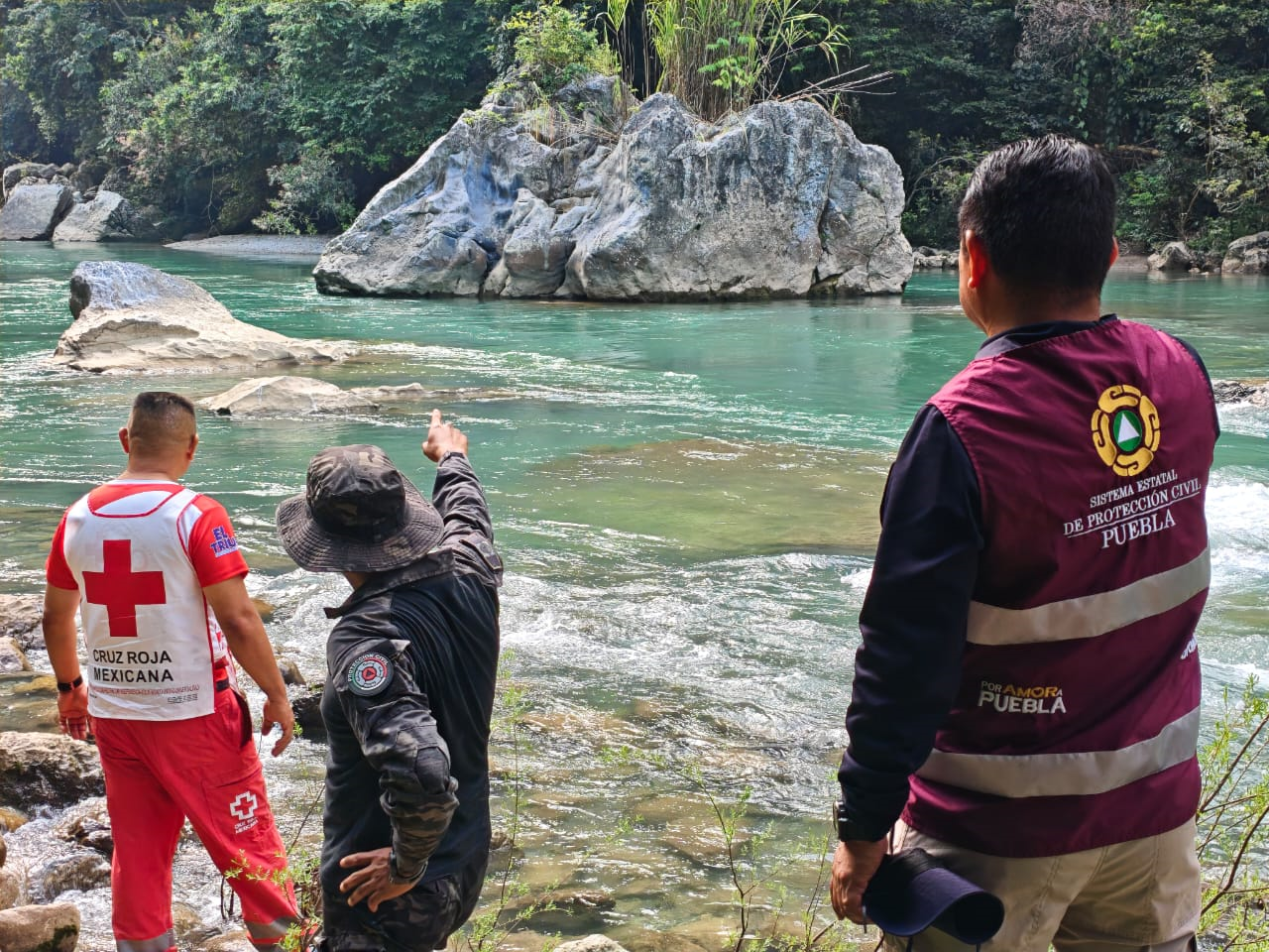  Ahora serán Comisión de Búsqueda y Fiscalía, quienes busquen a la menor arrastrada por el río