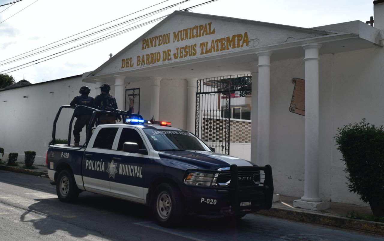  Gobierno de San Pedro Cholula implementa operativo conjunto por Día de Muertos