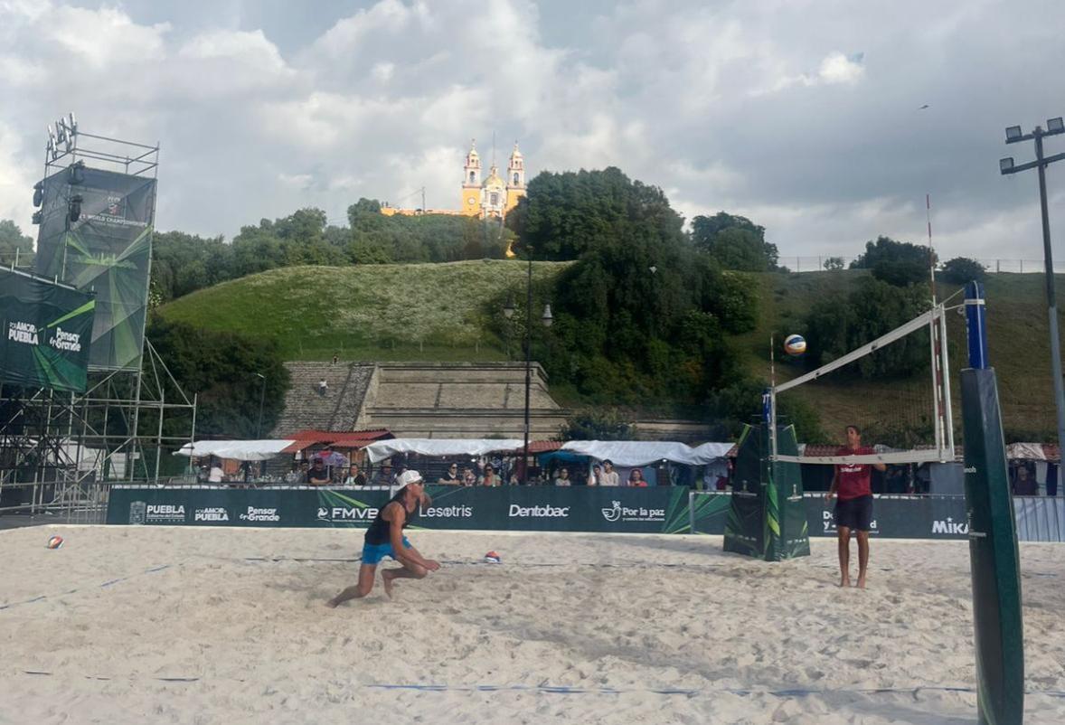  San Pedro Cholula ya vive la fiebre mundialista del Voleibol de Playa Sub-21