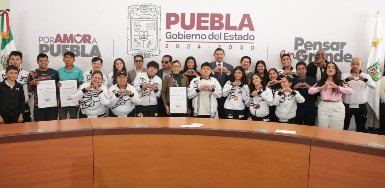  Con deporte se promueve el desarrollo integral; Gobierno estatal ratifica su compromiso con atletas
