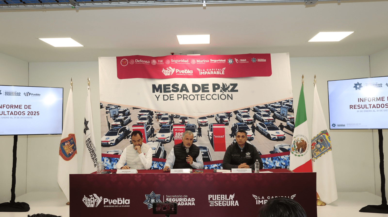  Baja incidencia delictiva en Puebla capital ante implementación de estrategias de seguridad: SSC