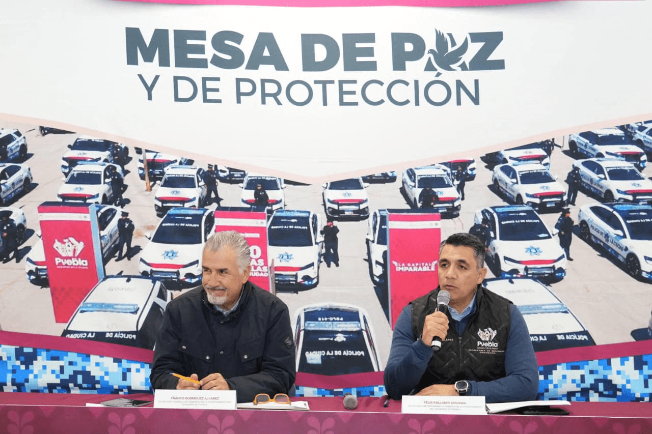  Baja incidencia delictiva en Puebla capital con Modelo Integral de Seguridad: Gobierno de Pepe Chedraui