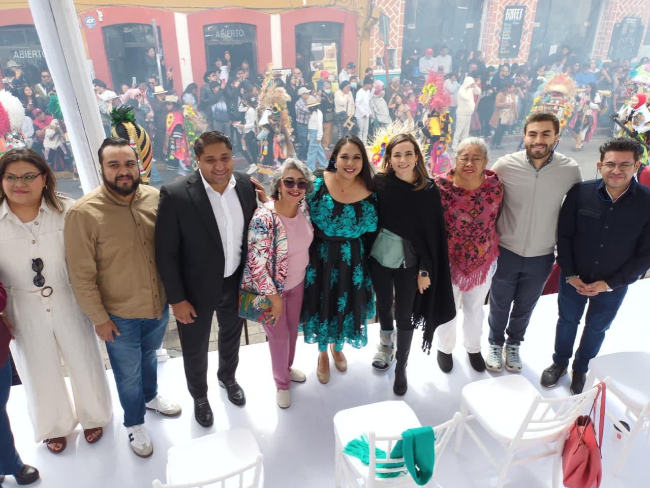  Saldo blanco en el Carnaval 2026 de San Pedro Cholula; Tonantzin Fernández participa por tercer año consecutivo