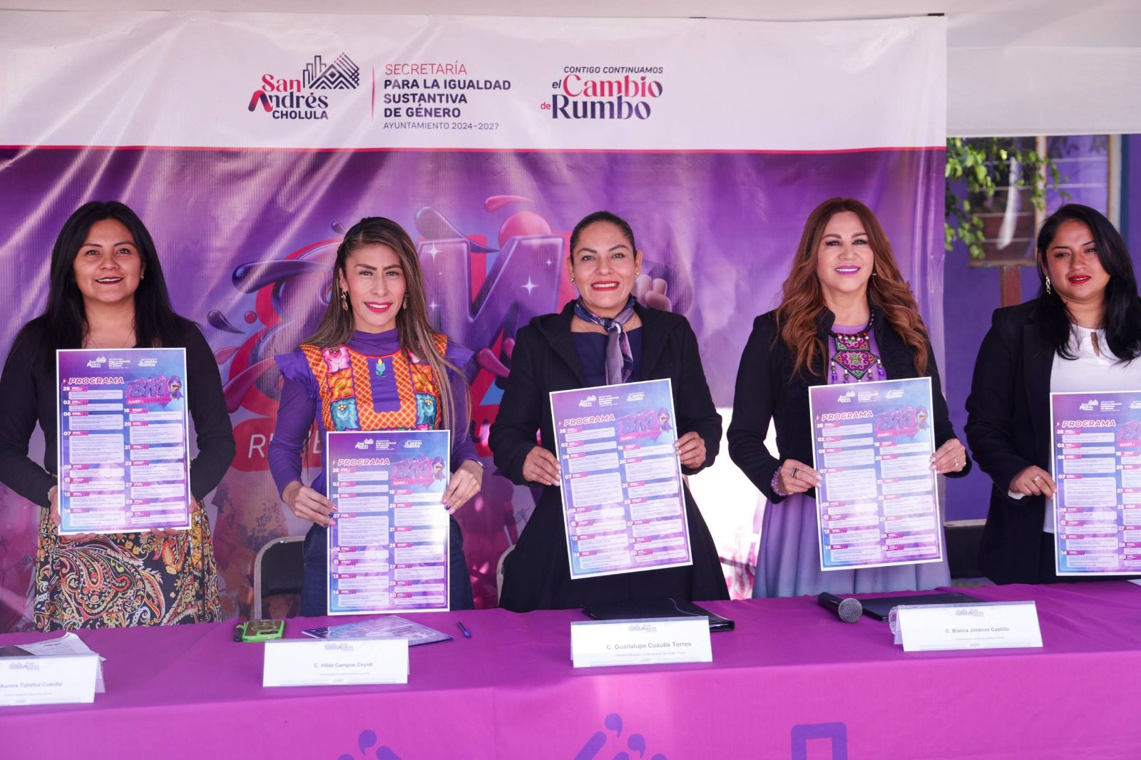  Con visión participativa, Lupita Cuautle presenta Agenda de Género 8M