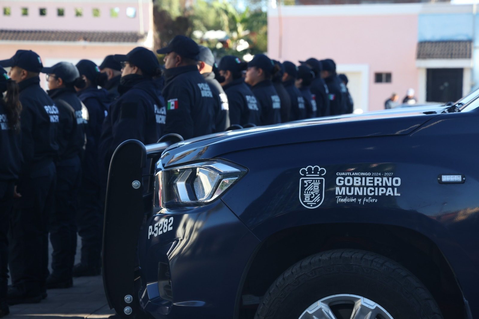  Premia federación a Cuautlancingo en Seguridad Pública