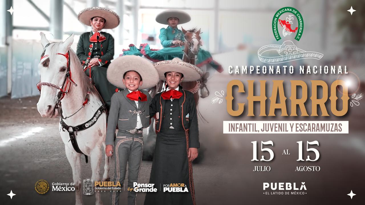  Presenta Puebla XXXIII Campeonato Nacional Infantil y Juvenil de Charrería