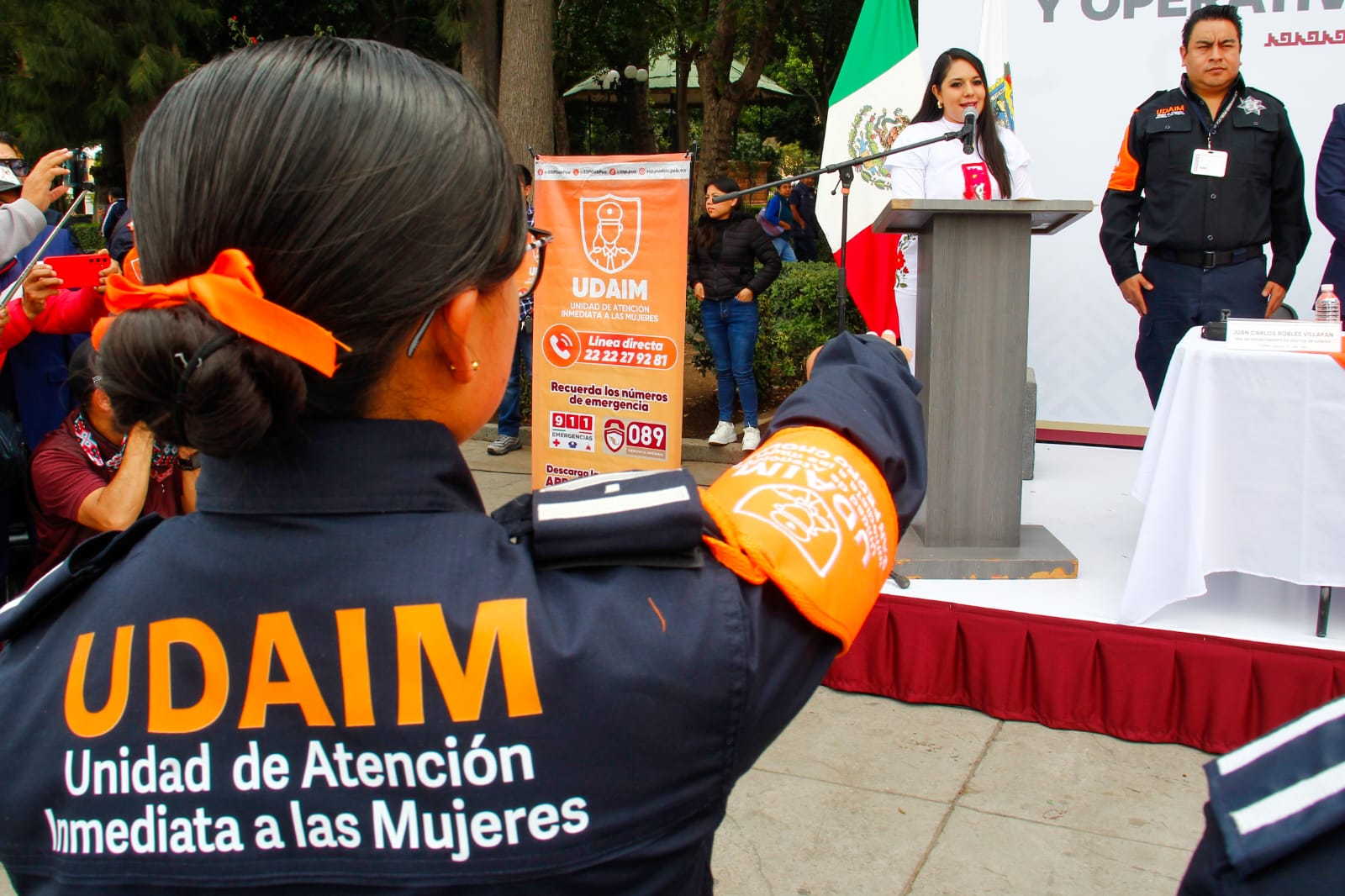  Tonantzin Fernández fortalece la protección de las mujeres en San Pedro Cholula