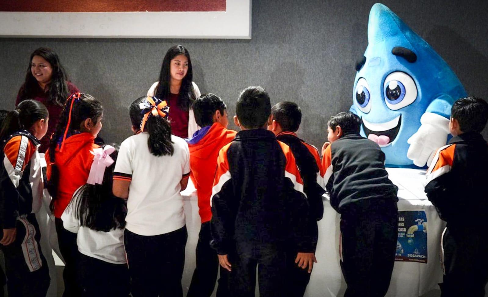  Fomenta SOSAPACH la cultura del cuidado del agua en la niñez cholulteca