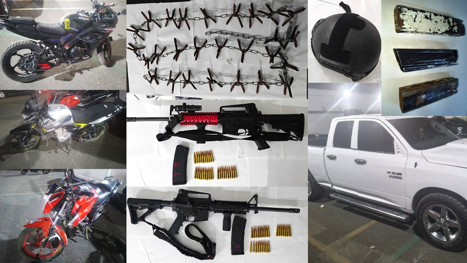  Fuerzas de seguridad logran aseguramiento de armamento de alto calibre
