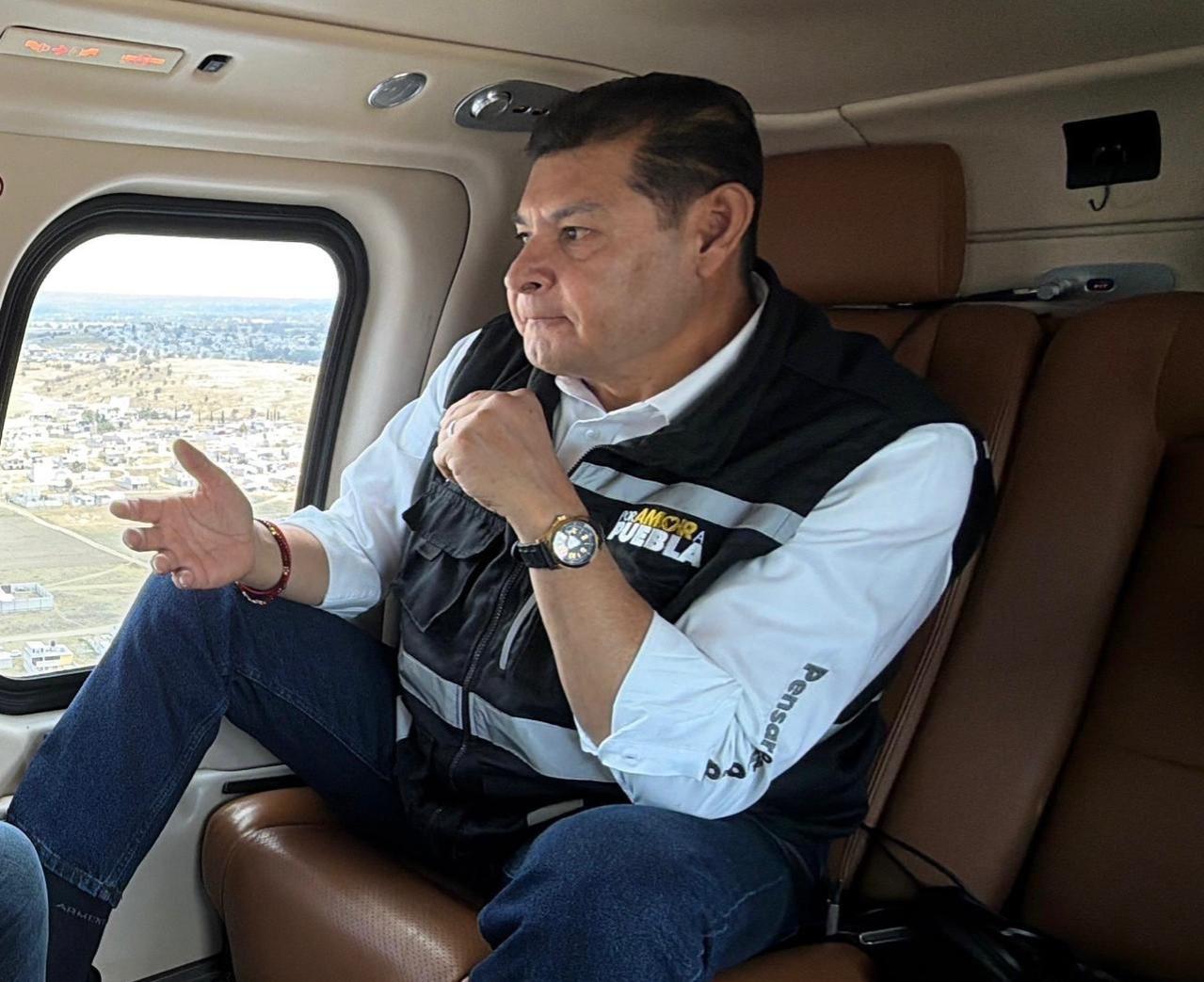  Gobernador Armenta Mier personalmente supervisa y atiende en Días Santos los operativos de Seguridad en Puebla