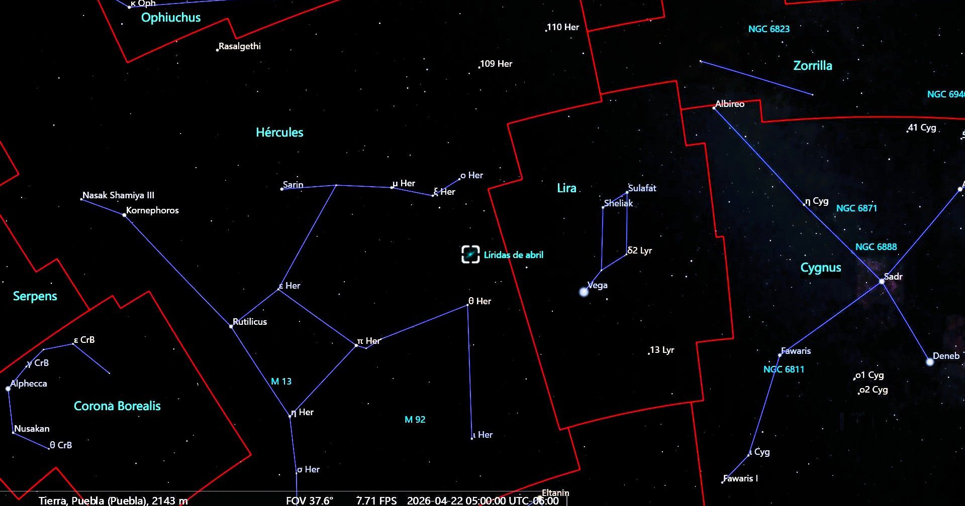 Prepárate para la lluvia de meteoros de las Líridas este mes de abril