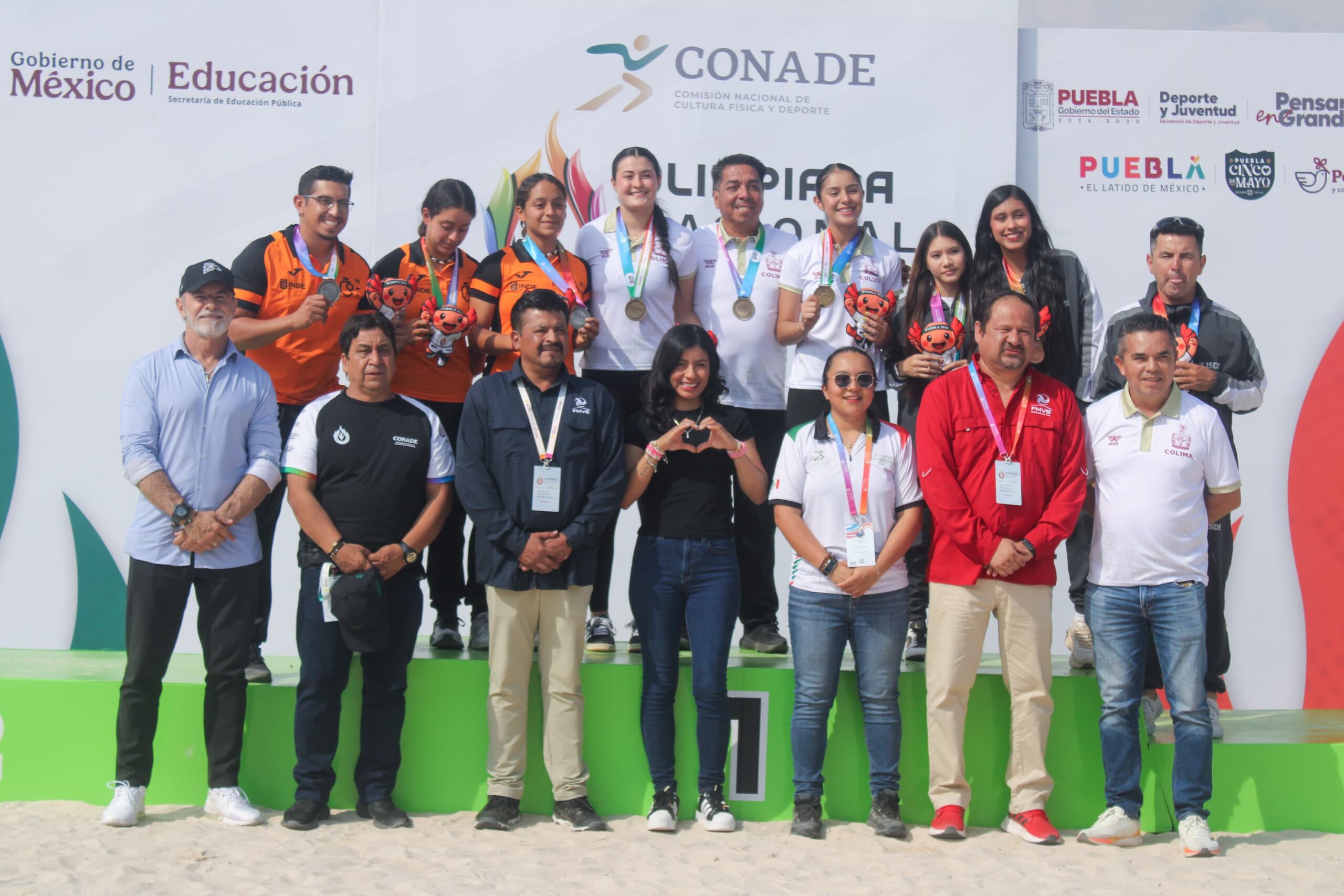  Se define el podio nacional en voleibol de playa