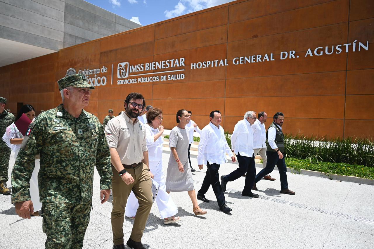  Presidenta Claudia Sheinbaum Inaugura Hospital General Dr. Agustín O’Horán en Beneficio de un Millón 200 Mil personas, arranca IMSS Bienestar en Yucatán