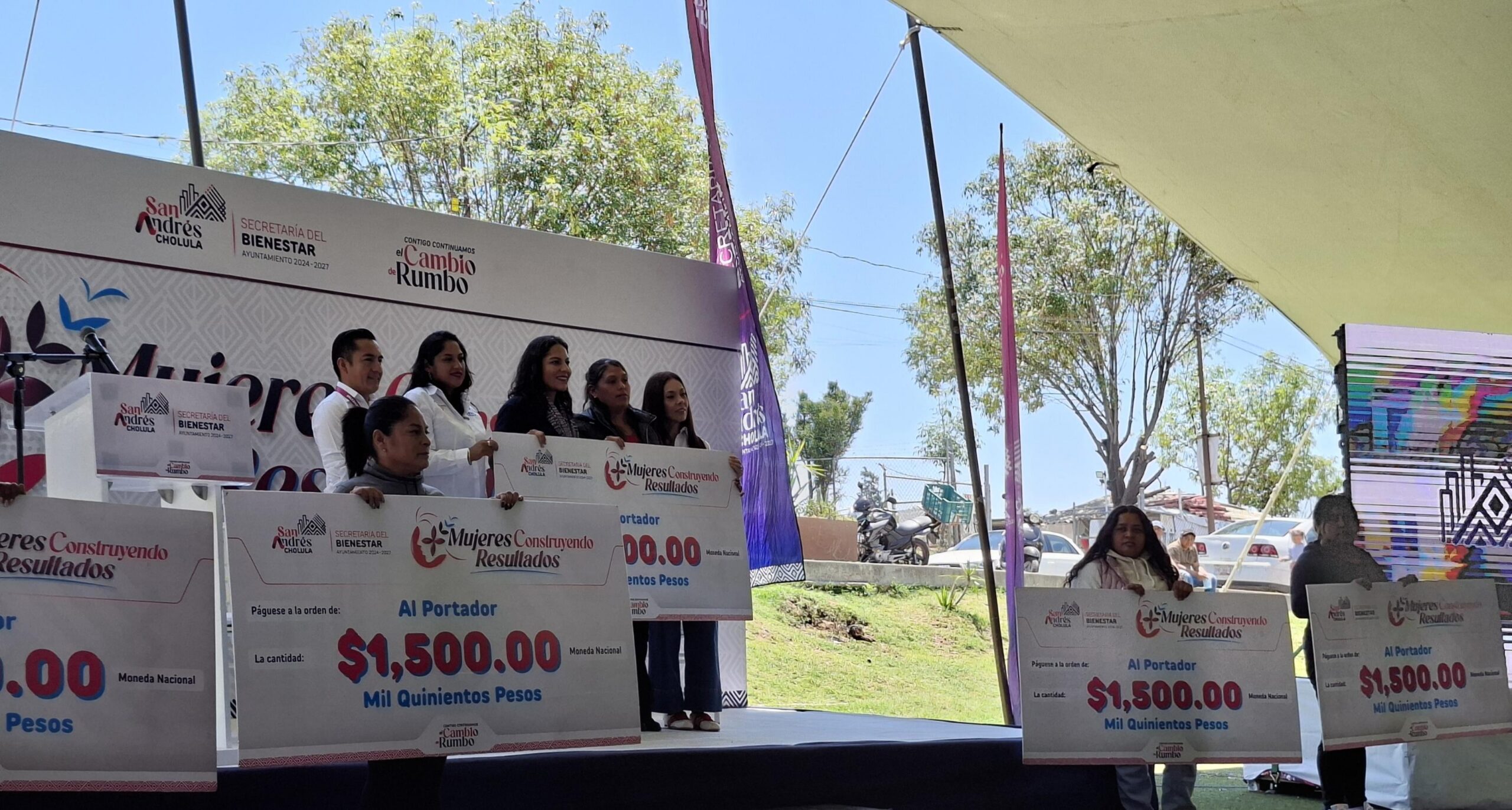  Amplía el Programa Mujeres Construyendo Resultados  su número de Beneficiarias en San Andrés Cholula