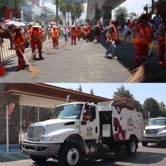 Gobierno de Pepe Chedraui garantiza limpieza en desfile del 5 de mayo