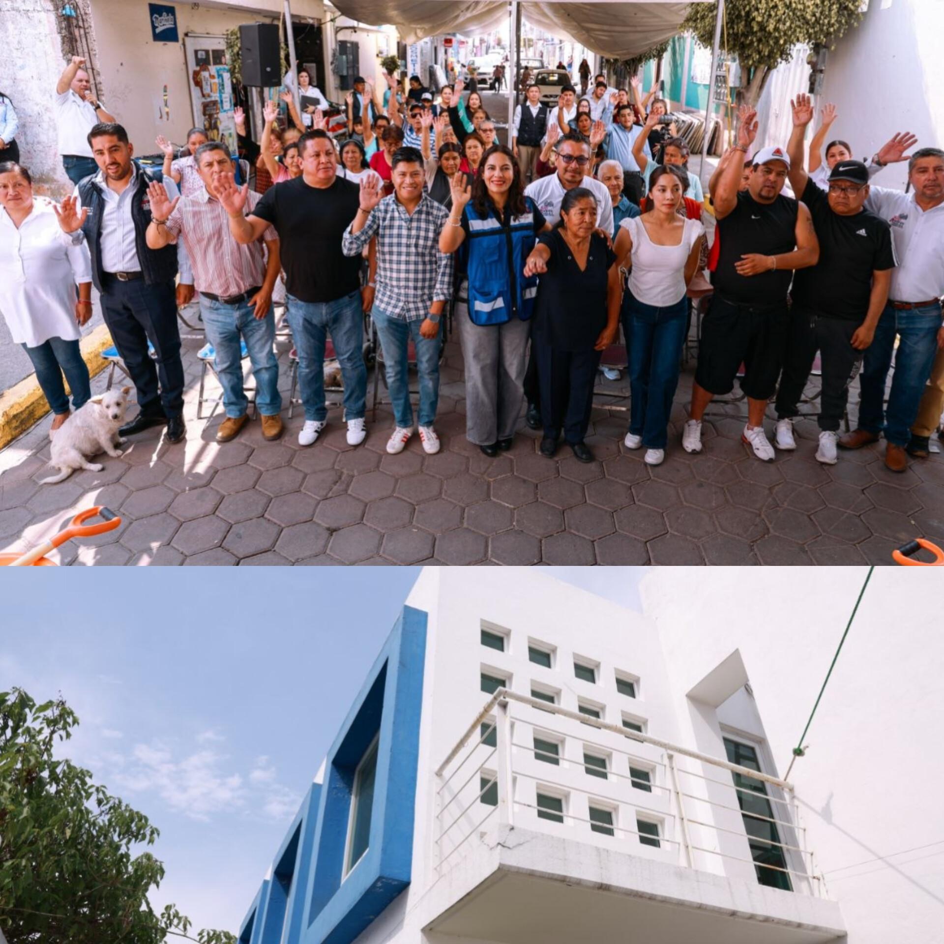  Arranca Lupita Cuautle rehabilitación de la Inspectoría en la colonia Lázaro Cárdenas
