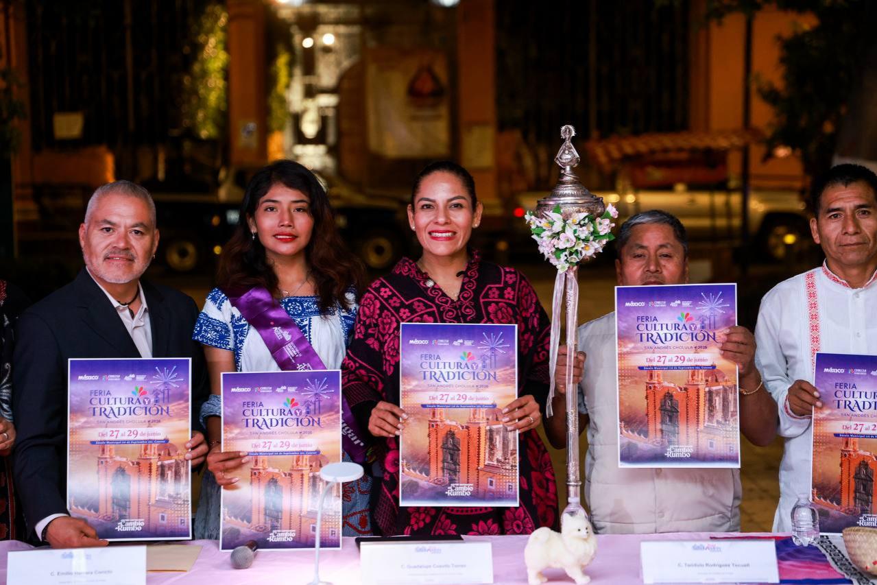  Invitan a vivir la Feria Cultura y Tradición 2026 en San Andrés Cholula