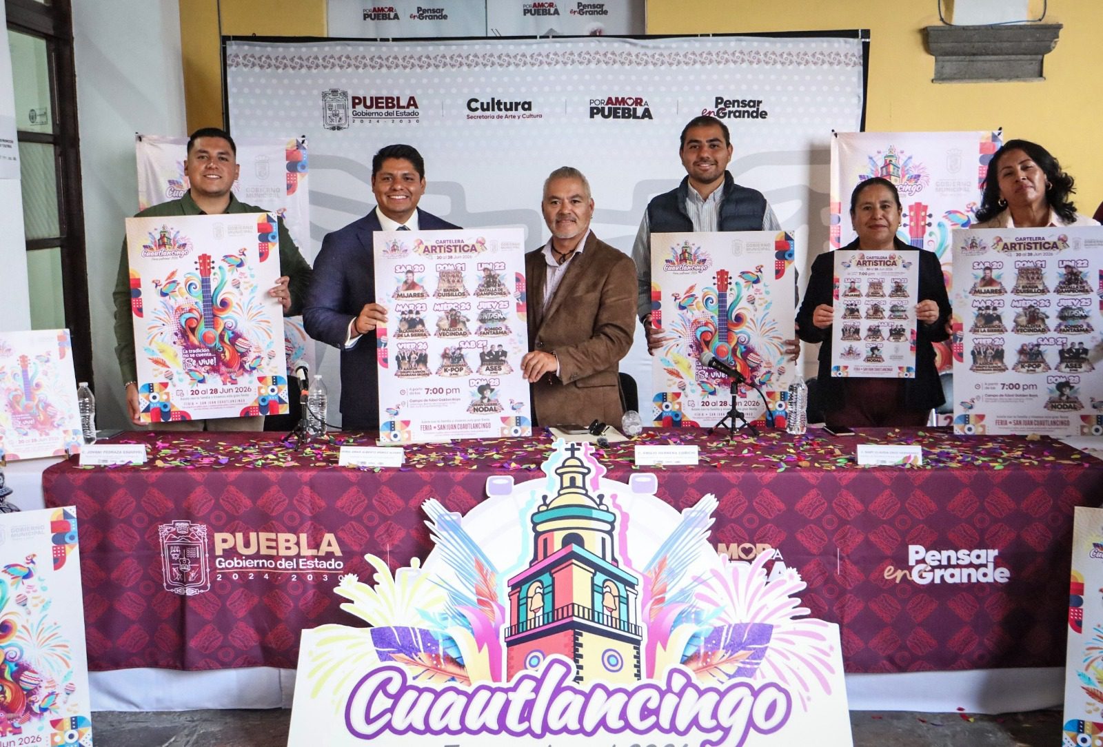  Presenta Omar Muñoz Feria de Cuautlancingo 2026