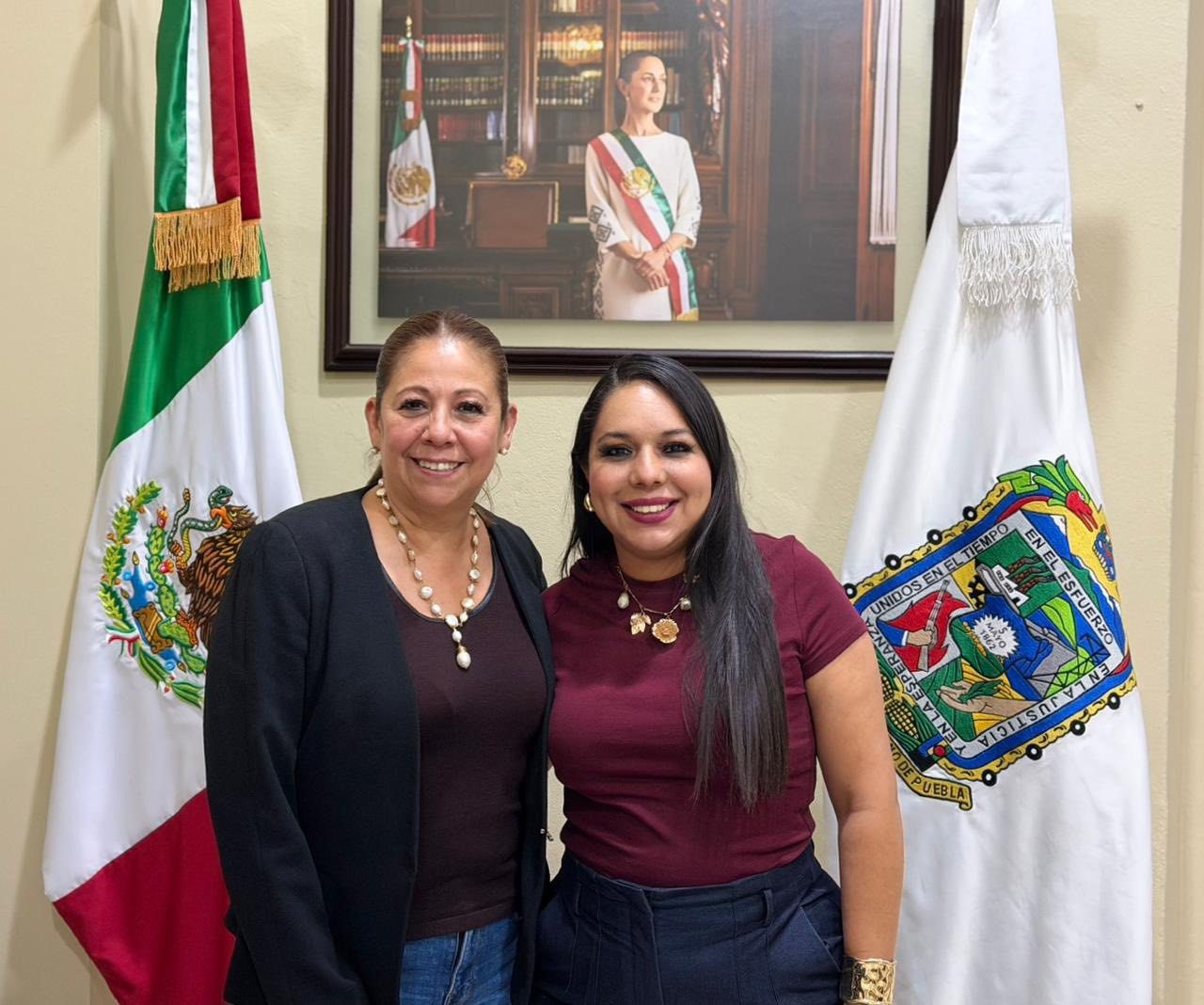  Tonantzin Fernández gestiona más obra comunitaria para las juntas auxiliares de San Pedro Cholula