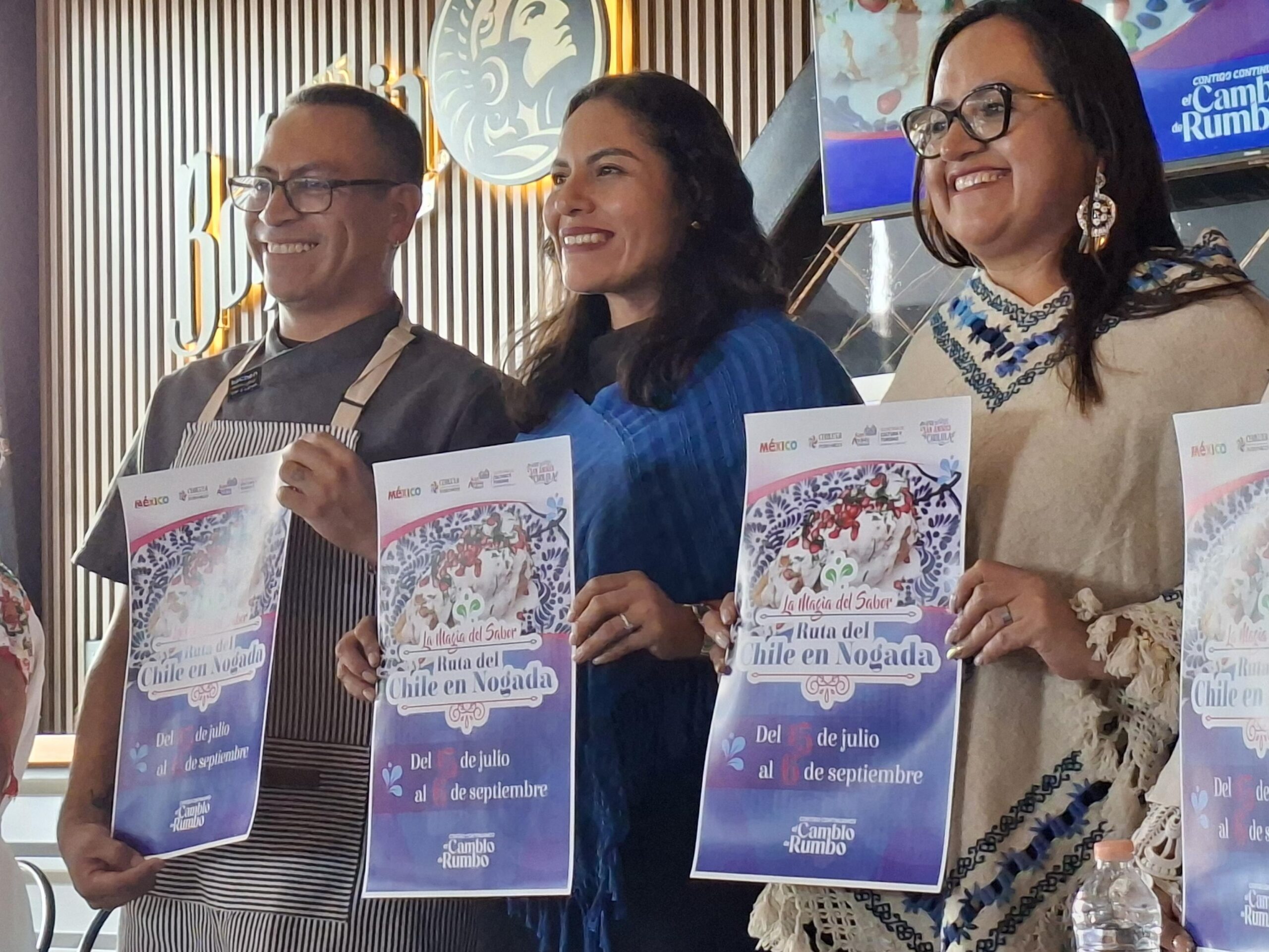  Invita Lupita Cuautle a vivir la Ruta del Chile en Nogada 2026 en San Andrés Cholula
