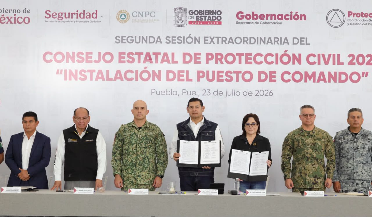  Gobierno Federal y Estatal instalan Primer puesto de mando de Protección Civil
